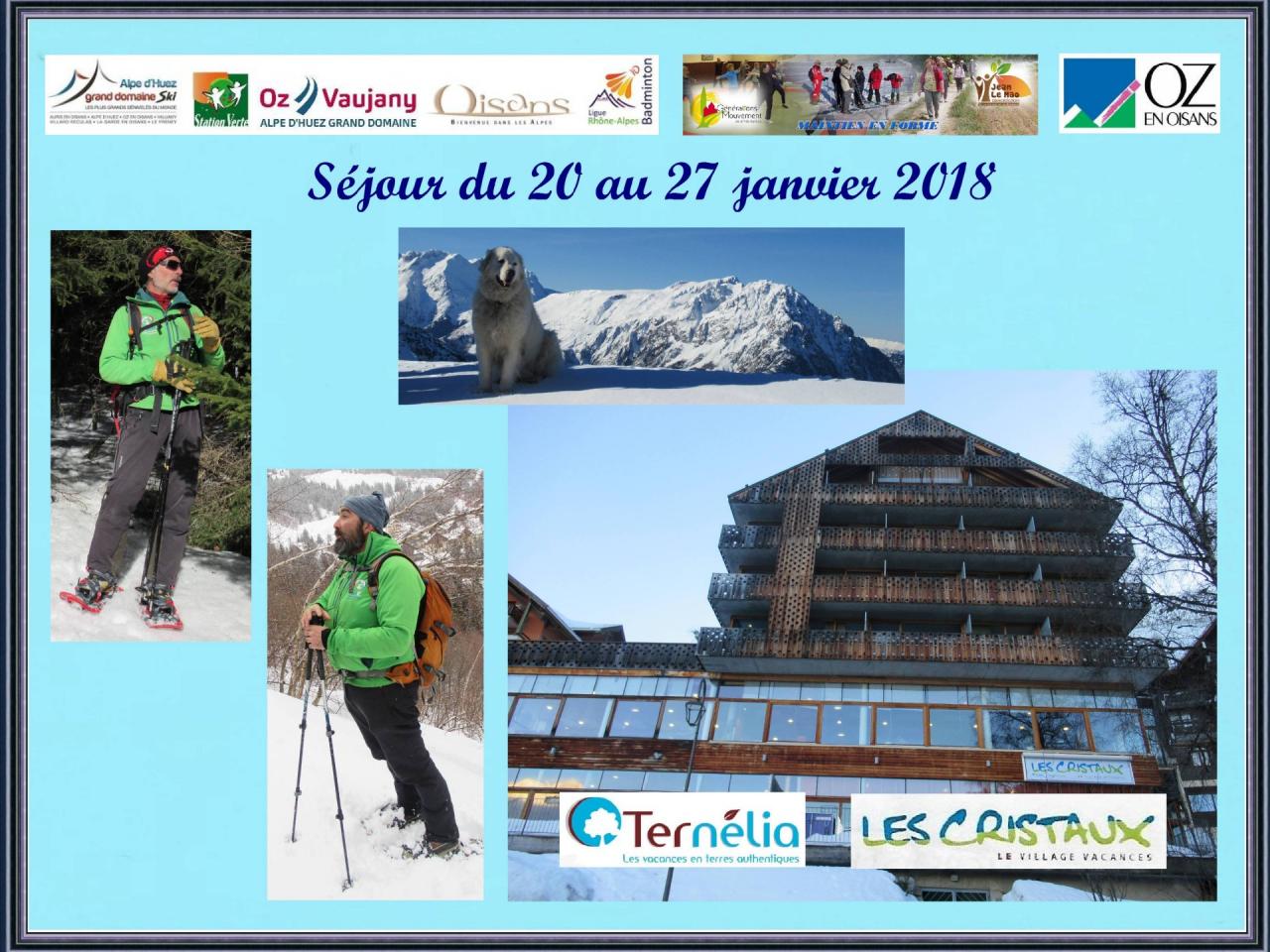 Séjour Neige à Oz en Oisans 2018